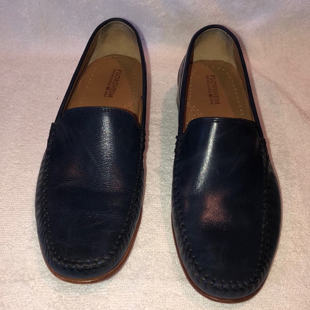 Leather loafers